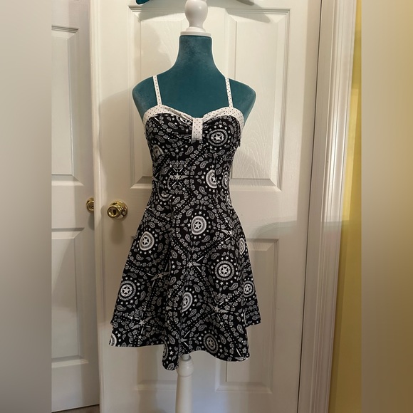 Marvel Dresses & Skirts - Marvel Comics Captin American Paisley Print Sundress NWOT